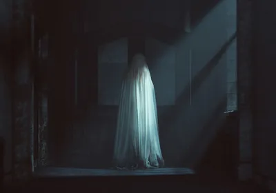 Image of a floating ghost Image of a floating ghost